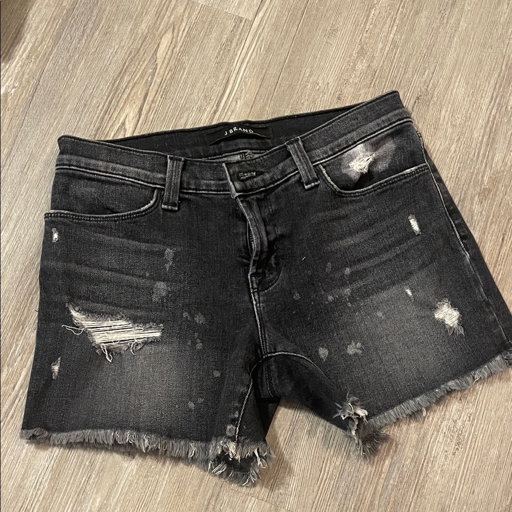 J Brand Distressed Jean Shorts